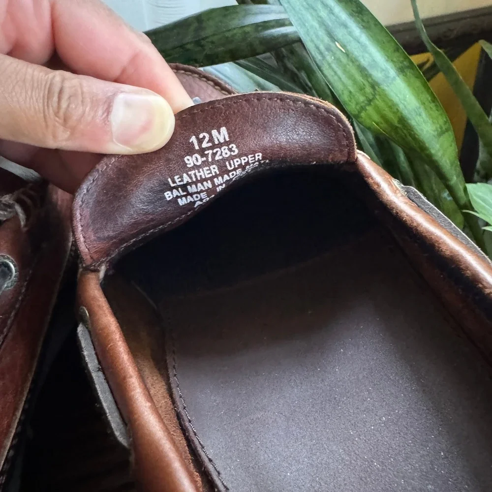 Dockers Mens Brown Leather Tassel Kiltie Loafers Boat Shoes Size 12M
